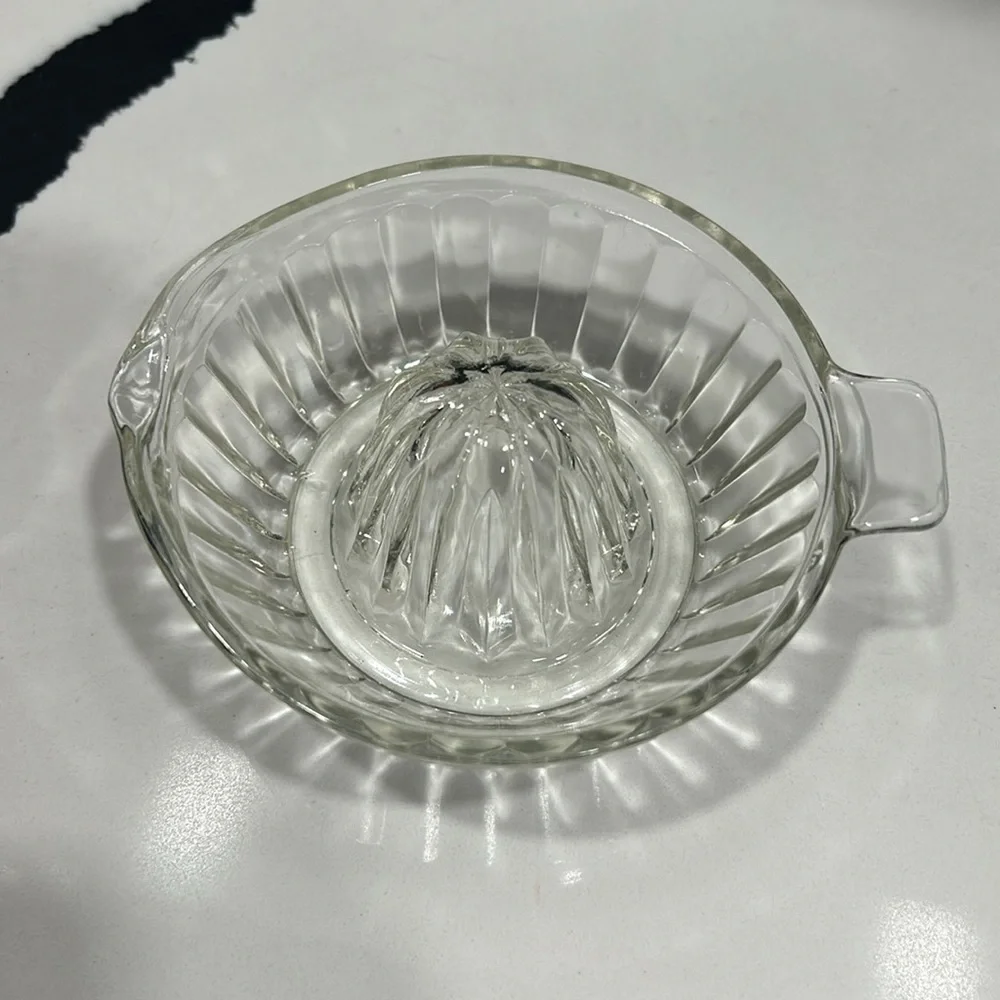 Vintage rare paneled orange juice reamer
